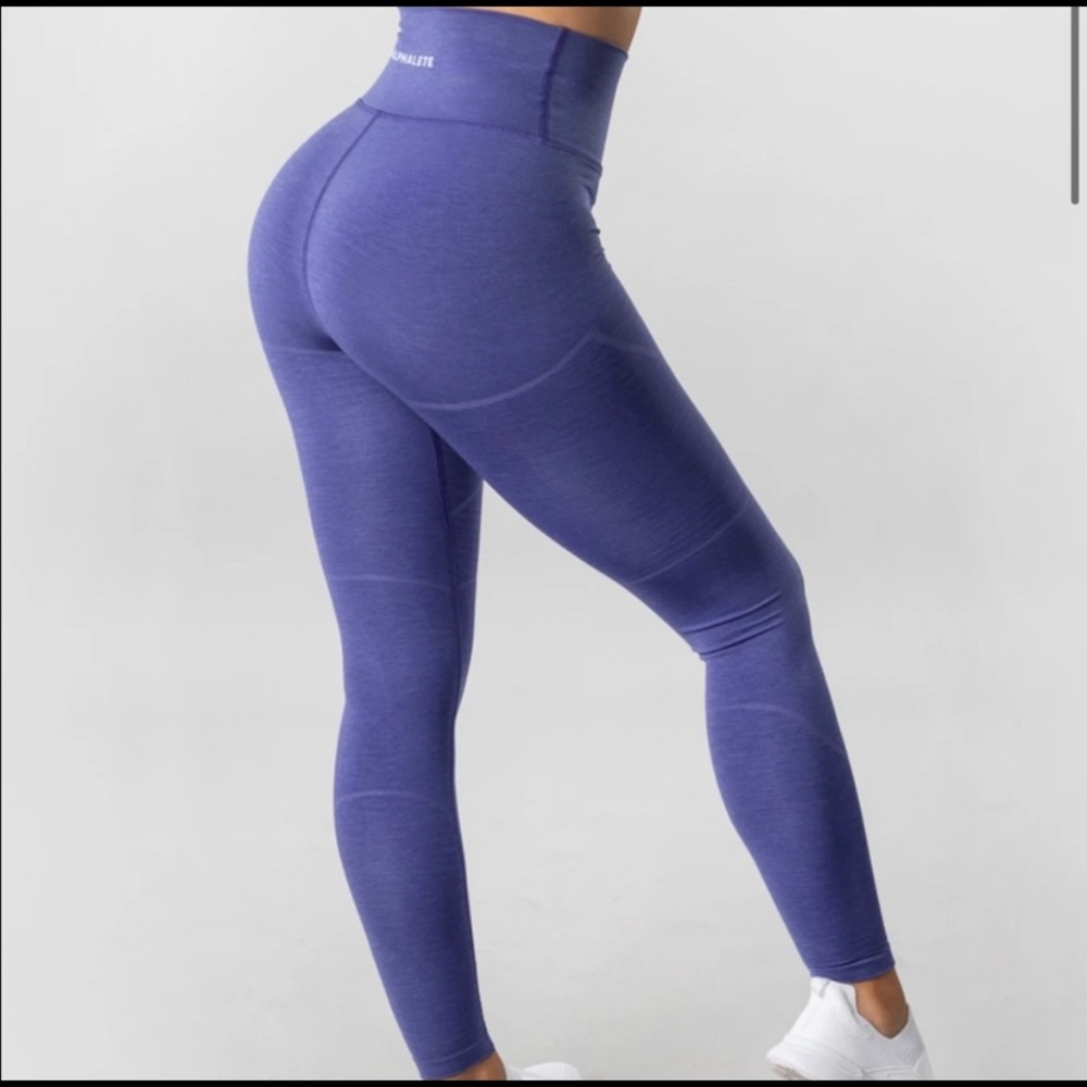 PURPLE ALPHALETE LEGGING